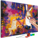 Cuadro numerado para pintar Wonderland Rabbit - Artistic Abstraction With a Dressed Animal 144101 additionalThumb 3