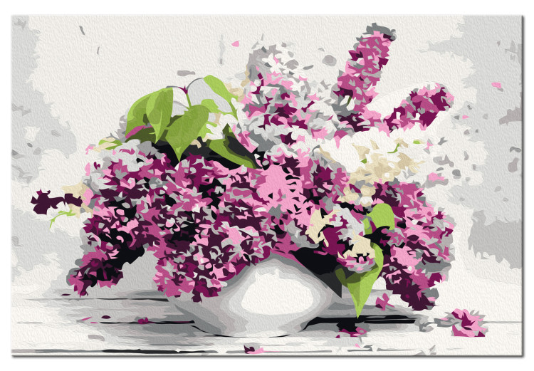 Cuadro para pintar con números Vase and Flowers 107531 additionalImage 6