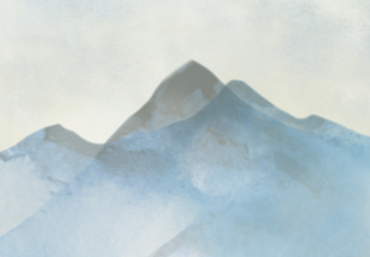 Fotomural decorativo Invierno en montañas - paisaje de picos cubiertos de nieve y niebla 138831 additionalImage 4