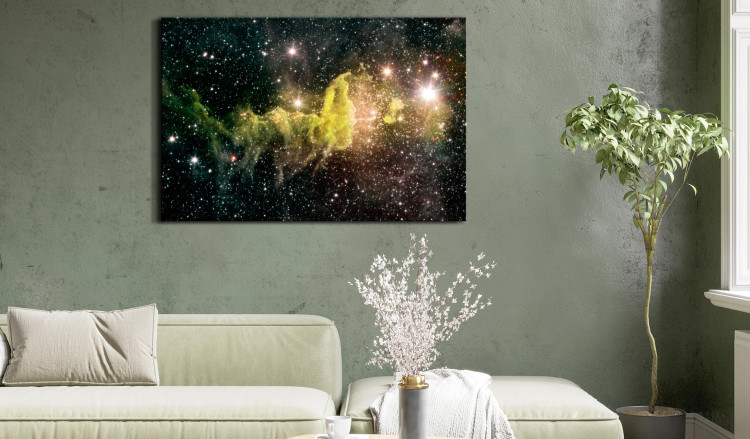 Impresión en metacrílato Green Nebula - Dazzling Stars in Outer Space 146441 additionalImage 3