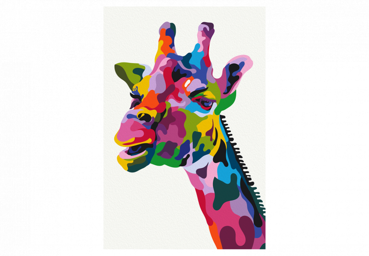 Cuadro para pintar con números Colourful Giraffe 117451 additionalImage 7