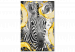 Cuadro para pintar con números Radiant Zebra 142761 additionalThumb 3