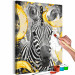 Cuadro para pintar con números Radiant Zebra 142761 additionalThumb 7
