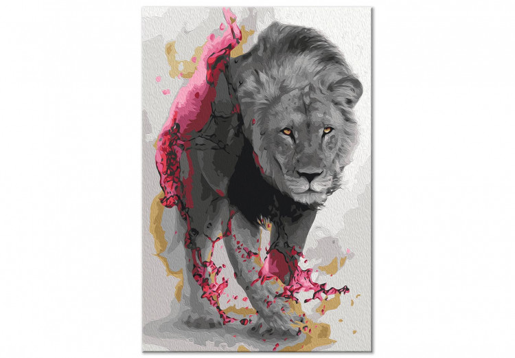  Dibujo para pintar con números Silky Lion 142571 additionalImage 3