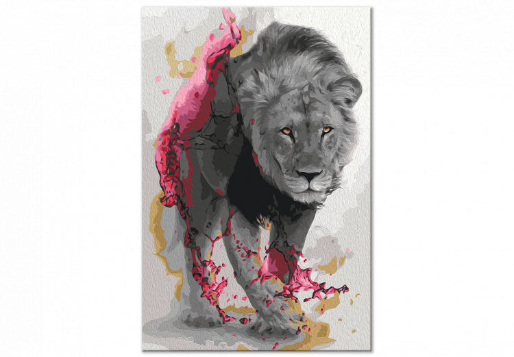  Dibujo para pintar con números Silky Lion 142571 additionalImage 4