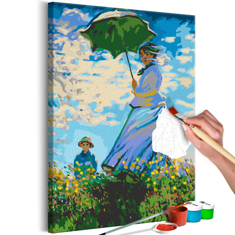 Cuadro para pintar por números Claude Monet: Woman with a Parasol 134681 additionalImage 7
