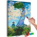 Cuadro para pintar por números Claude Monet: Woman with a Parasol 134681 additionalThumb 7