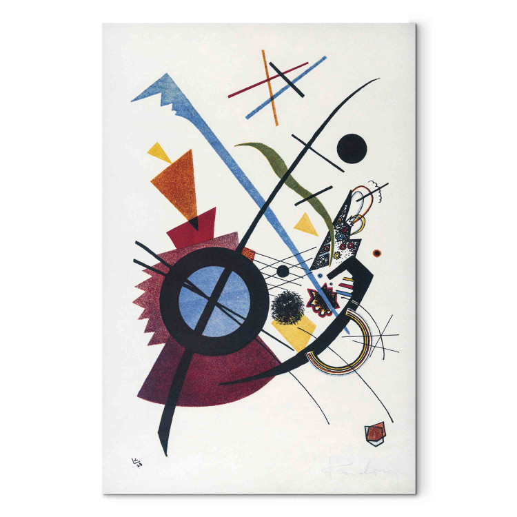 Cuadro XXL Primary Colors - Kandinsky’s Geometric Abstraction [Large Format] 151681