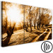 Cuadro moderno Sol otoñal - paisaje con callejón, árboles y naturaleza en luz dorada 122191 additionalThumb 6