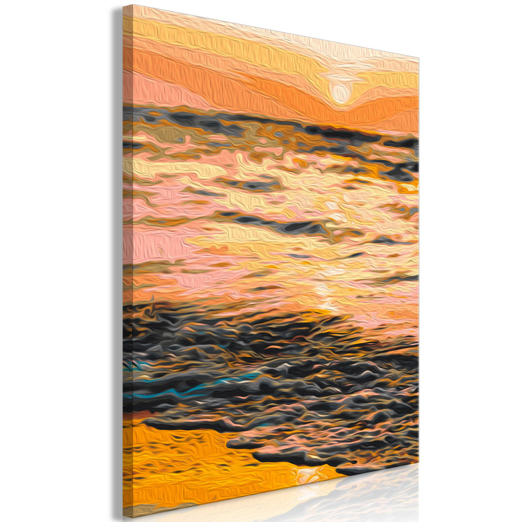 Cuadro numerado para pintar Sweet Evening - Orange Calm Sea at Sunset 145212 additionalImage 3