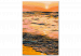 Cuadro numerado para pintar Sweet Evening - Orange Calm Sea at Sunset 145212 additionalThumb 7