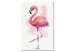 Cuadro para pintar con números Friendly Flamingo 132122 additionalThumb 6