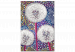 Cuadro para pintar con números Down Flowers - Light Dandelions on a Decorative Colored Background 144142 additionalThumb 6