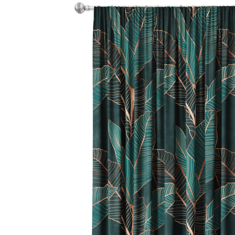 Cortina Noble ficus - a botanical glamour composition with gold pattern 147262 additionalImage 6