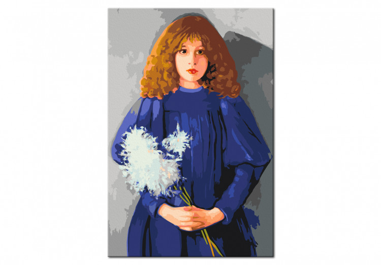Cuadro para pintar por números Girl With Chrysanthemums 132403 additionalImage 6