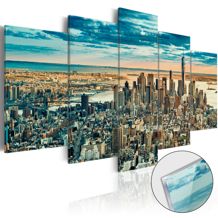 Impresión en el vidrio acrílico NY: Dream City [Glass] 92513