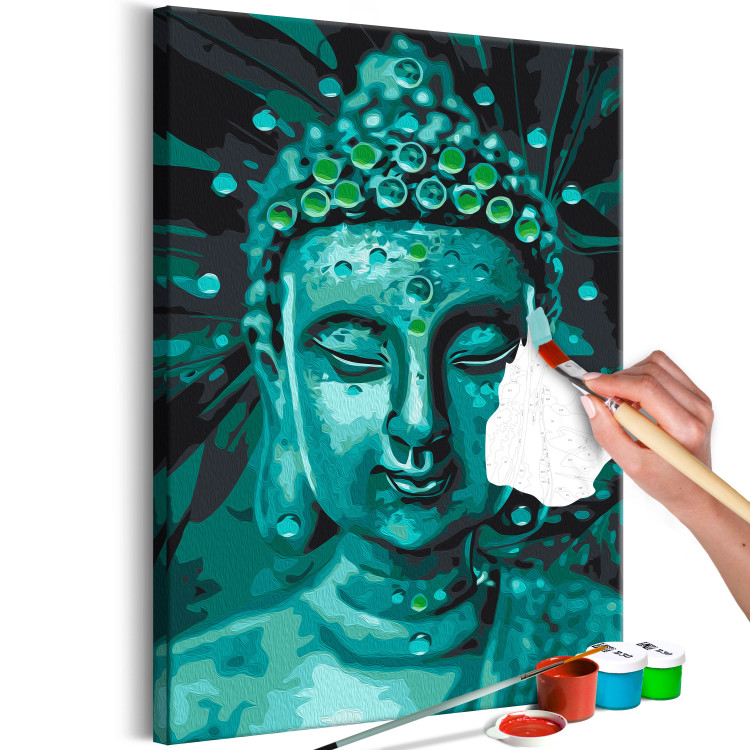  Dibujo para pintar con números Emerald Buddha 135623 additionalImage 3