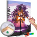  Dibujo para pintar con números Magic Tree - Sun Rays and Bright Nature 144623
