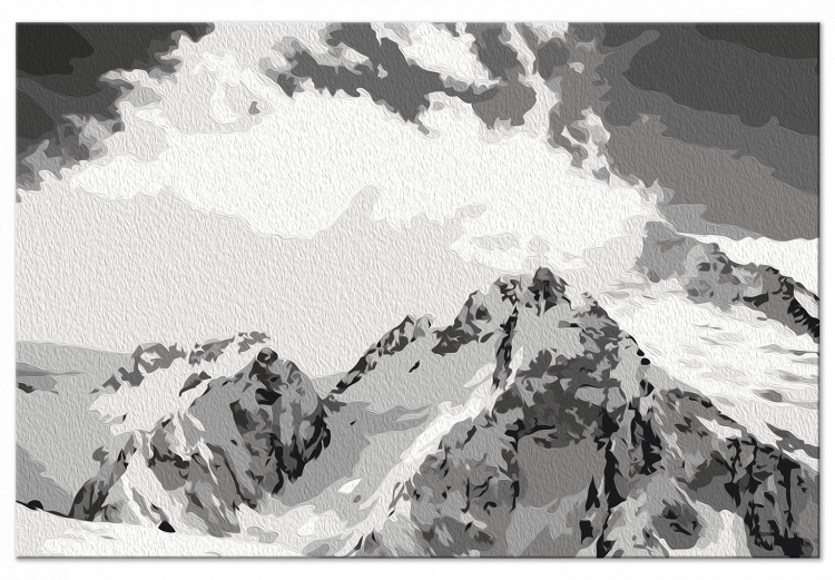 Cuadro numerado para pintar Snow-Capped Mountains 138333 additionalImage 3