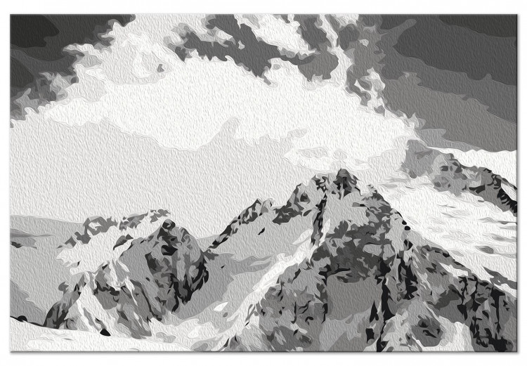 Cuadro numerado para pintar Snow-Capped Mountains 138333 additionalImage 4