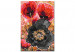Cuadro numerado para pintar Blooming Poppies - Three Flowers and Black, Red and Gold Accessories 144143 additionalThumb 5