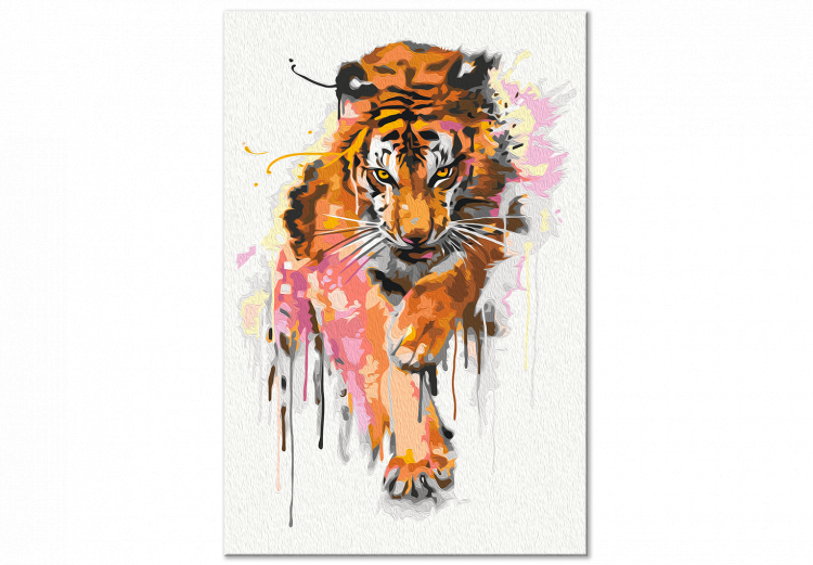 Cuadro para pintar por números Pink Tiger 143653 additionalImage 5