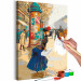 Cuadro numerado para pintar Autumn Street - Elegant Woman With a Package Waiting for a Carriage 148453 additionalThumb 4