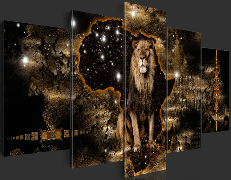 Impresión en el vidrio acrílico Golden Lion [Glass] 92383 additionalImage 6