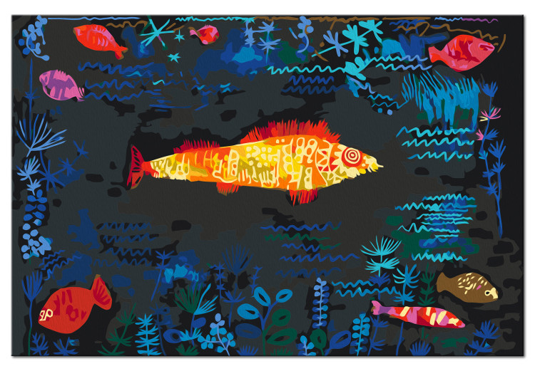 Cuadro numerado para pintar Paul Klee: Goldfish 134693 additionalImage 6