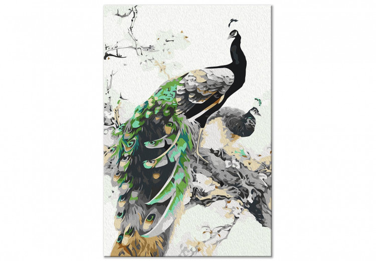 Cuadro para pintar con números Colorful Peacocks 142493 additionalImage 6