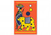 Cuadro para pintar por números Yellow Giant - Man Leading a Bear in an Asian Style 144093 additionalThumb 3