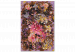 Cuadro numerado para pintar Dry Flowers - A Stately Bouquet in Shades of Pink and Brown, Purple Background 146193 additionalThumb 5