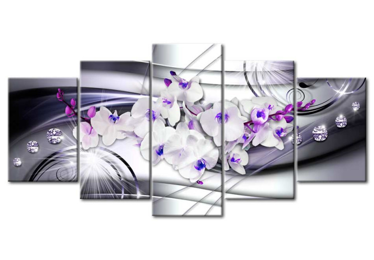 Cuadro en vidrio acrílico Coolness of Orchid [Glass] 92393 additionalImage 2