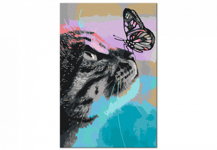 Cuadro para pintar por números Butterfly Kiss 143314 additionalImage 4