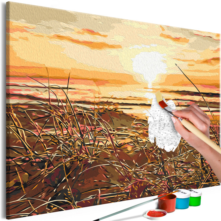  Dibujo para pintar con números Warm Breeze - Glittering Setting Sun Against the Sea 145214 additionalImage 4