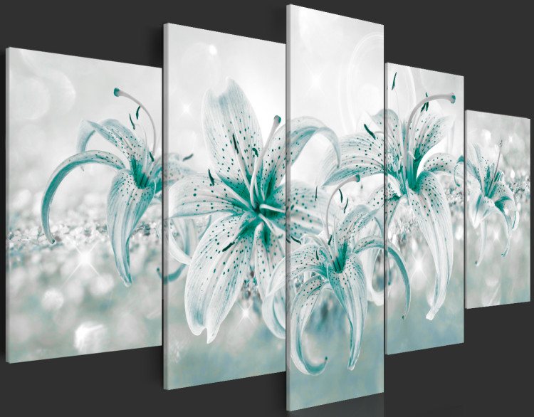Impresión en el vidrio acrílico Sapphire Lilies [Glass] 92514 additionalImage 6