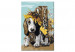 Cuadro numerado para pintar Dog and Sunflowers 107524 additionalThumb 6