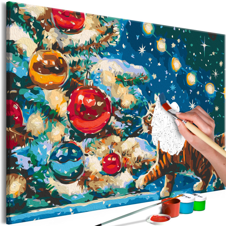  Dibujo para pintar con números Christmas Tree 138034 additionalImage 4