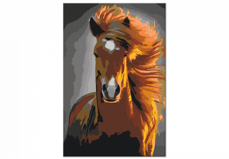 Cuadro numerado para pintar Galloping Horse 138434 additionalImage 4