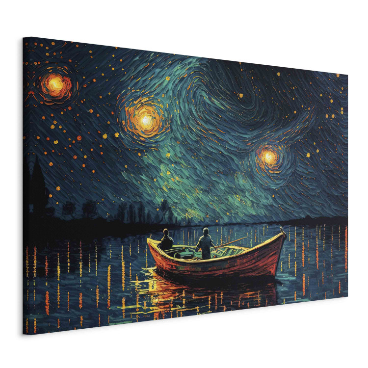 Cuadro decorativo Starry Night - Impressionistic Landscape With a View of the Sea and Sky 151034 additionalImage 2