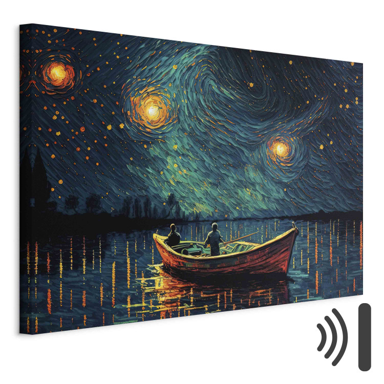 Cuadro decorativo Starry Night - Impressionistic Landscape With a View of the Sea and Sky 151034 additionalImage 8