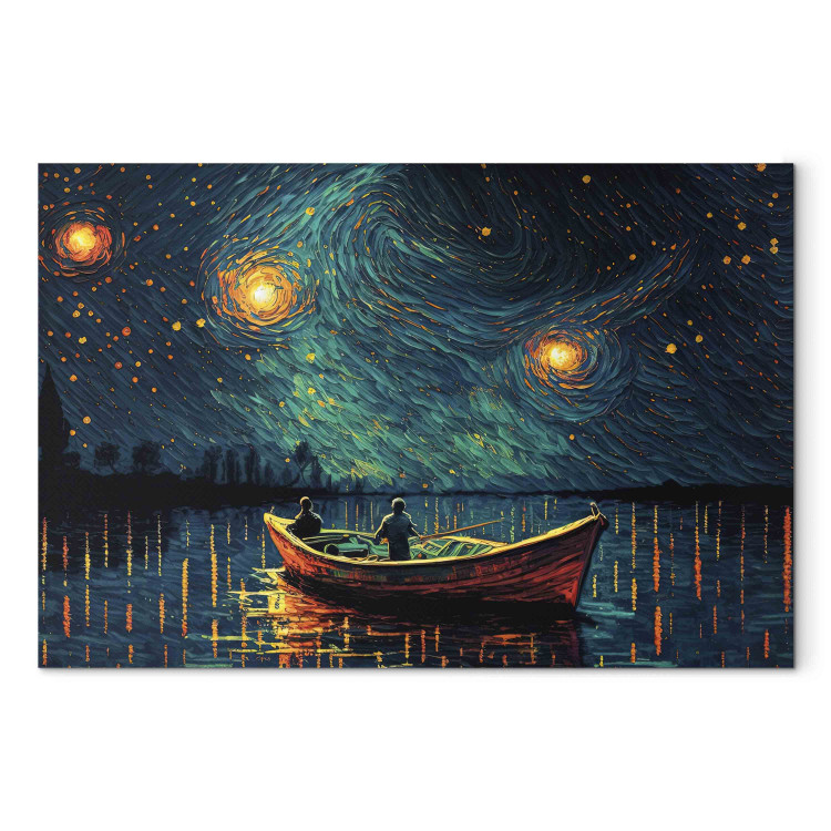 Cuadro decorativo Starry Night - Impressionistic Landscape With a View of the Sea and Sky 151034 additionalImage 7