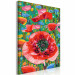  Dibujo para pintar con números Colorful Poppies - Blooming Flowers on a Joyful Decorative Background 144144 additionalThumb 7