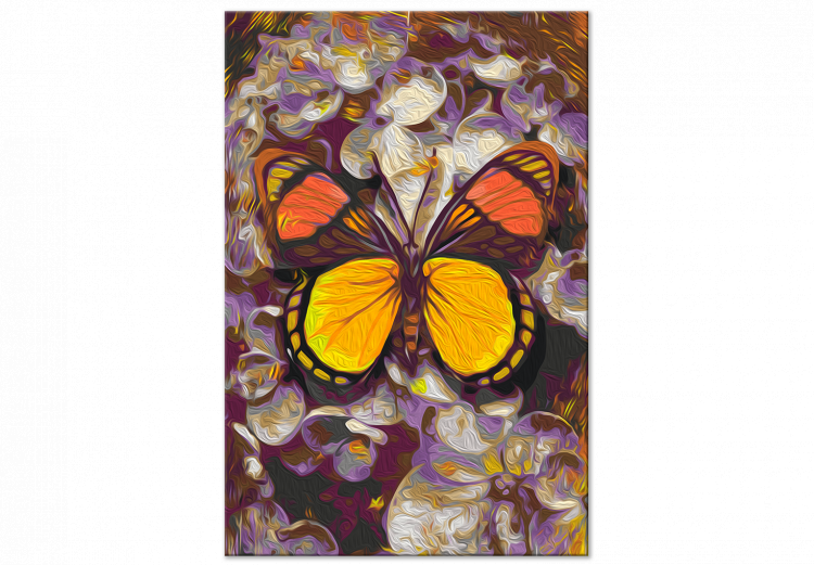  Dibujo para pintar con números Amber Dream - Butterfly with Yellow and Orange Wings 146544 additionalImage 3