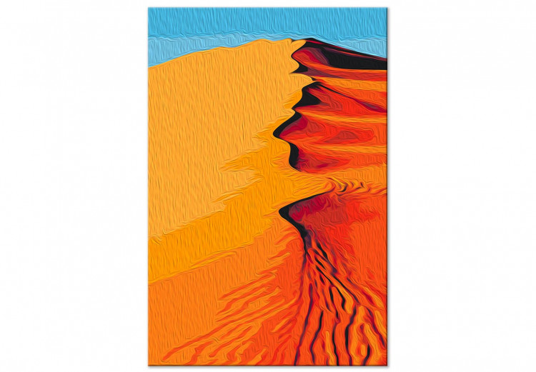 Dibujo para pintar con números Hot Sands - Orange Dunes on the Blue Sky Background 145154 additionalImage 5