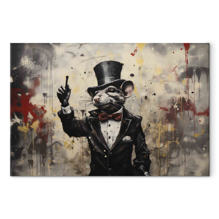 Cuadro Rat in a Tailcoat - Graffiti Inspired by Banksy’s Work 151754 additionalImage 7