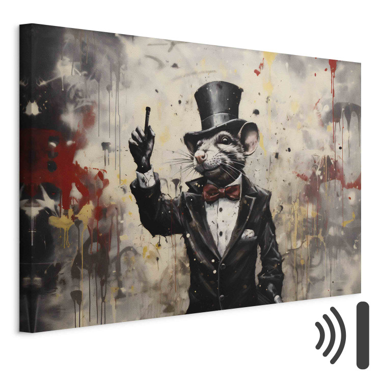 Cuadro Rat in a Tailcoat - Graffiti Inspired by Banksy’s Work 151754 additionalImage 8