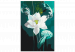 Cuadro numerado para pintar Flower in Turquoise 138664 additionalThumb 5