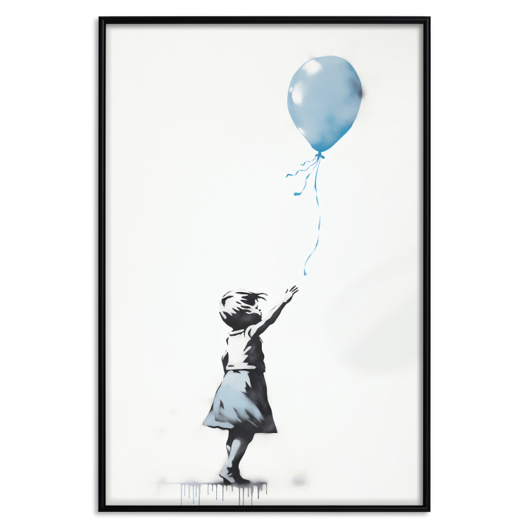 Cartel Blue Balloon - A Child’s Figure on Banksy-Style Graffiti 151764 additionalImage 17