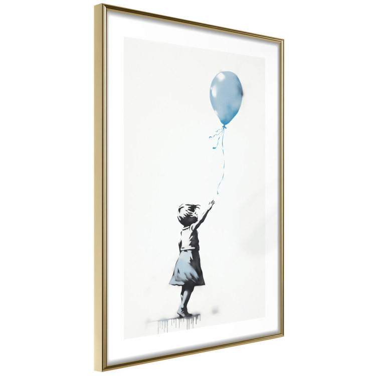 Cartel Blue Balloon - A Child’s Figure on Banksy-Style Graffiti 151764 additionalImage 7